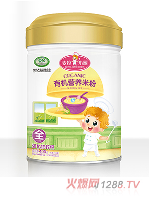 麥拉小廚-有機米粉罐裝-強化鈣鐵鋅