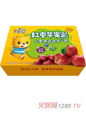 圣元匯力多紅棗蘋果泥兒童果蔬營(yíng)養(yǎng)餐六聯(lián)杯