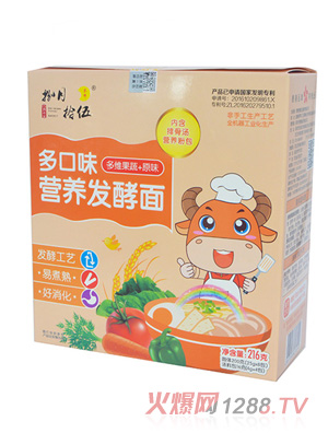 捌月拾伍多口味營(yíng)養(yǎng)發(fā)酵面多維果蔬+原味