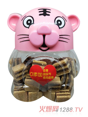 吉牯利老虎型卡通山楂粉色