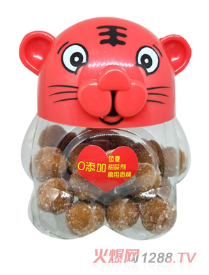 吉牯利老虎型卡通山楂紅色