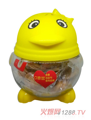 吉牯利小鳥(niǎo)卡通山楂黃色