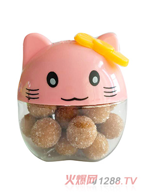 吉牯利山楂球粉色小貓包裝