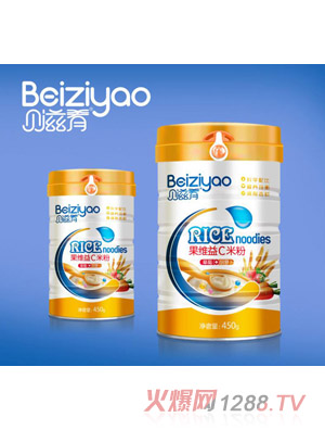 貝滋肴果維益C米粉草莓+胡蘿卜