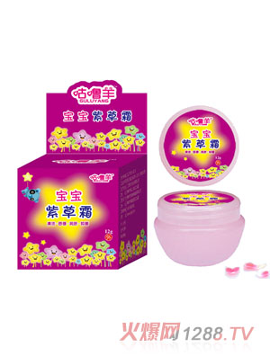 咕嚕羊寶寶紫草霜12g