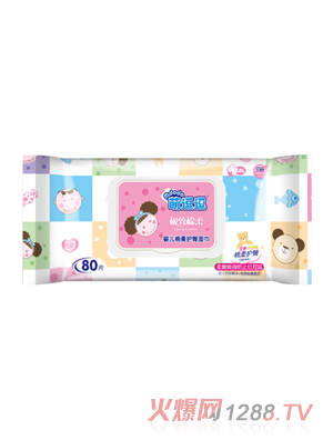 萌逗逗嬰兒棉柔護(hù)臀濕巾