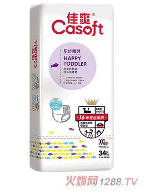 佳爽樂(lè)步精靈拉拉褲XXL34