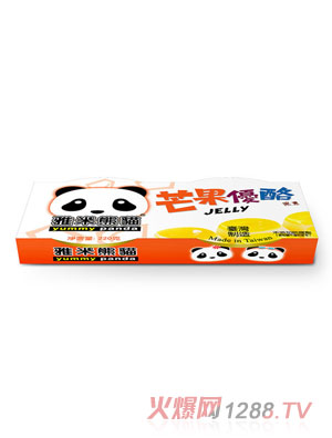 雅米熊貓-芒果優(yōu)酪果凍220g