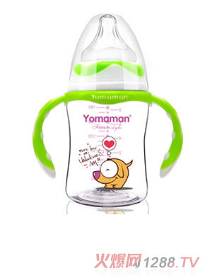 優(yōu)秀媽咪進口Tritan易握嬰兒奶瓶180ml