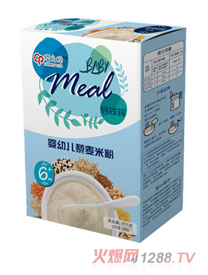 櫻之粹嬰幼兒藜麥米粉盒裝鈣鐵鋅