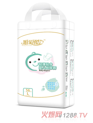 唯愛(ài)酷輕薄貼身嬰兒紙尿褲L