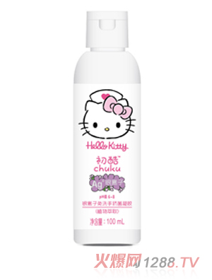 Hello Kitty初酷銀離子免洗手抗菌凝膠（植物萃?。?00ml