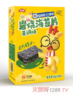 鹿小丁巖燒海苔片無(wú)調(diào)味