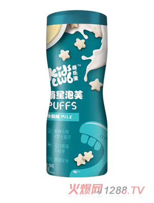 萌樂(lè)堡萌星泡芙牛奶味50克