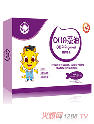 金珍堂凝膠糖果DHA藻油復(fù)合益生菌富鋅酵母乳鈣鳀魚(yú)油凝膠糖果