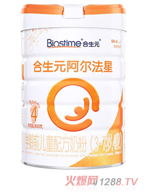 合生元阿爾法星學齡前兒童配方奶粉（3-7歲，4段）