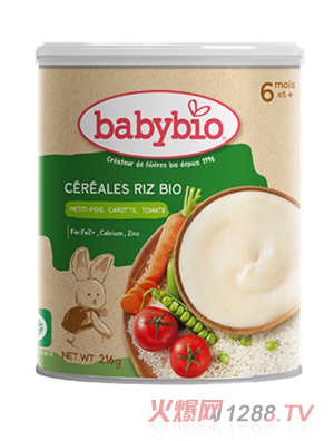 伴寶樂有機(jī)嬰幼兒混合蔬菜大米米粉