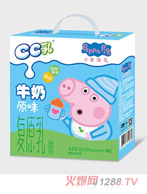 小豬佩奇CC乳復原乳調制乳125ml×16