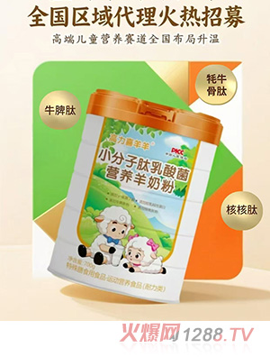 高力喜洋洋小分子肽乳酸菌營養(yǎng)羊奶粉