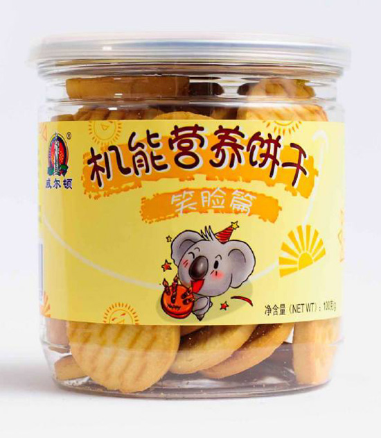 威爾頓膠罐機(jī)能餅干(笑臉篇)