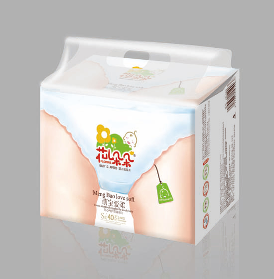 花兒朵朵萌寶愛柔嬰兒紙尿片S40