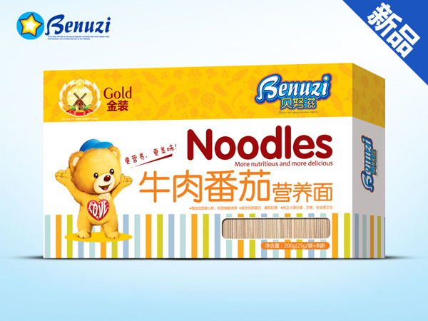 貝努滋牛肉番茄面條盒裝