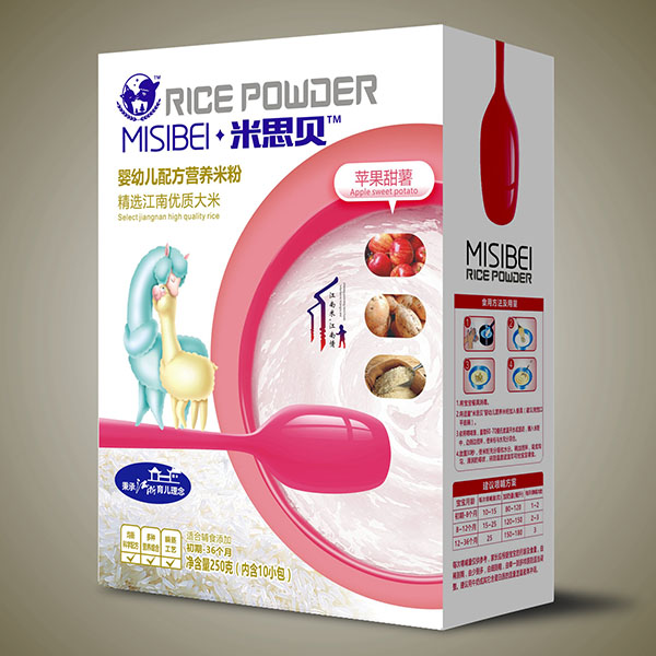 米思貝蘋果甜薯嬰幼兒營養(yǎng)米粉
