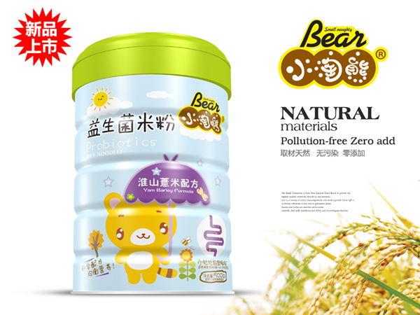 小淘熊淮山薏米益生菌米粉a