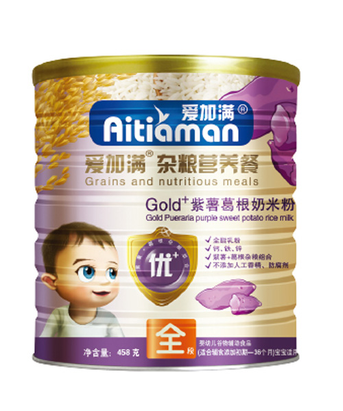 愛(ài)加滿紫薯奶米粉