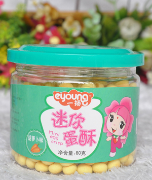 一揚胡蘿卜味迷你蛋酥80克