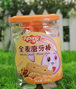 一揚核桃味全麥磨牙棒