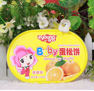 一揚香橙味Baby蛋松餅158克