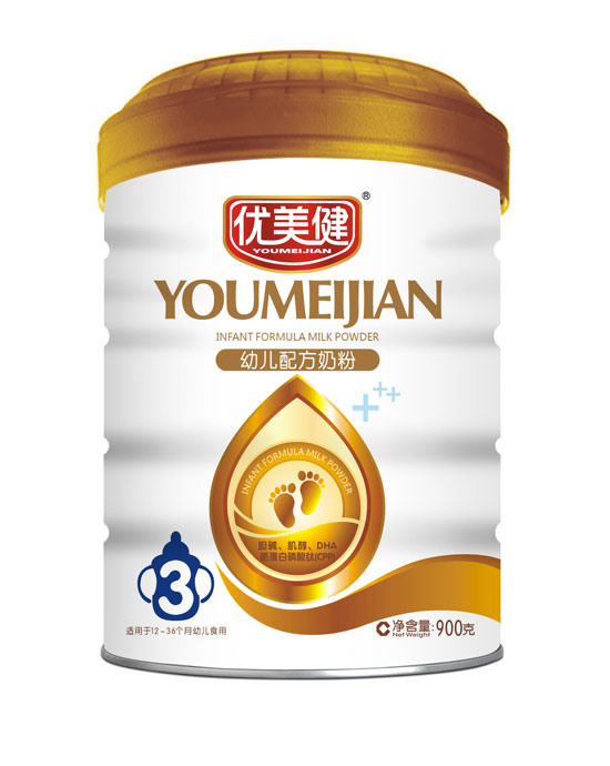 優(yōu)美健普裝幼兒配方奶粉聽(tīng)裝3段