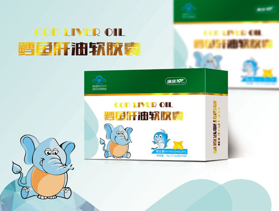 康琪100(小象)鱈魚肝油軟膠囊30粒