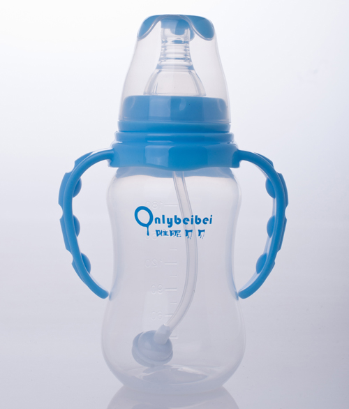 唯昵貝貝標口PP奶瓶180ml藍色