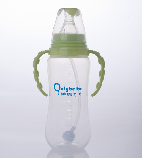 唯昵貝貝標口PP奶瓶240ml綠色