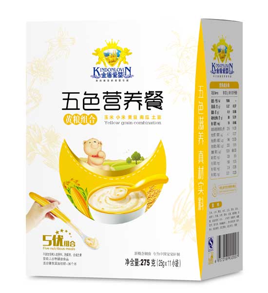 金盾愛嬰黃糧組合五色營(yíng)養(yǎng)餐