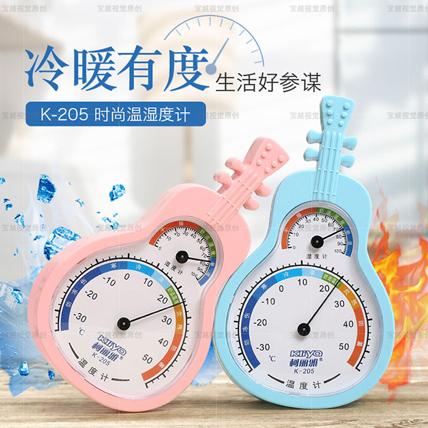 柯麗雅兩用室內(nèi)溫溫度計藍