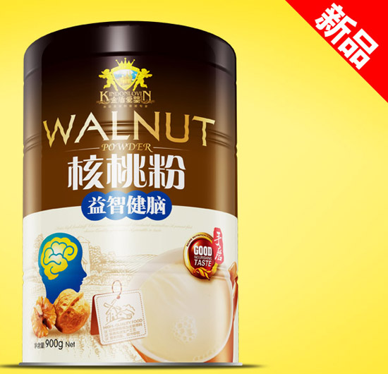 金盾愛嬰益智健腦核桃粉鐵聽