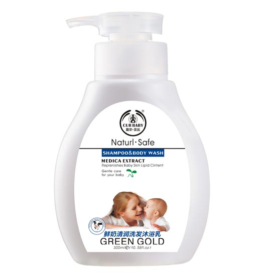 酷爾·貝比鮮奶清潤(rùn)洗沐二合一300ml