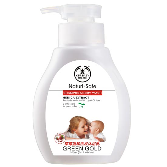 酷爾·貝比草莓溫和洗沐二合一500ml