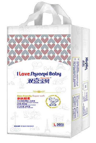 雙喜寶貝親膚超柔紙尿褲( 大包)L50片