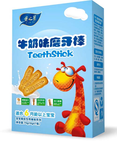 愛之藍牛奶味磨牙棒