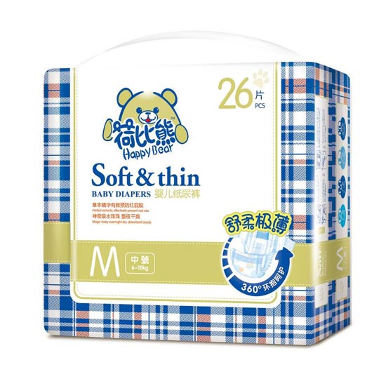 荷比熊嬰兒紙尿褲M(mǎn)26片