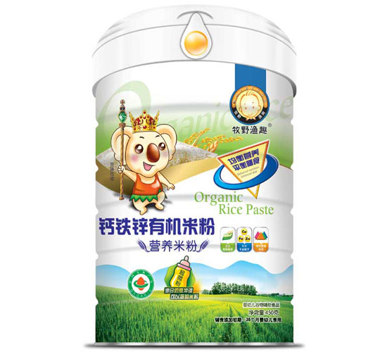 牧野漁趣鈣鐵鋅有機(jī)米粉聽(tīng)裝