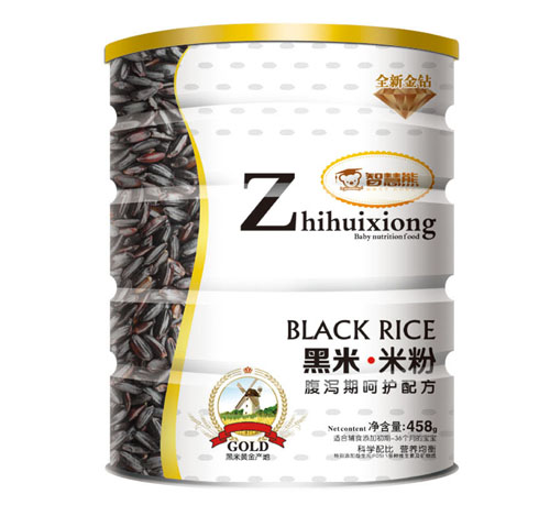 智慧熊腹瀉期呵護配方黑米米粉聽裝